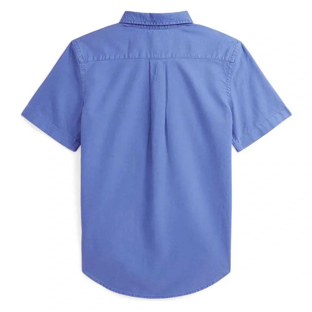 Ralph Lauren Boys Blue Oxford Button Down Shirt size 6